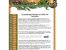 Tablet Screenshot of landscape-design-expert.com